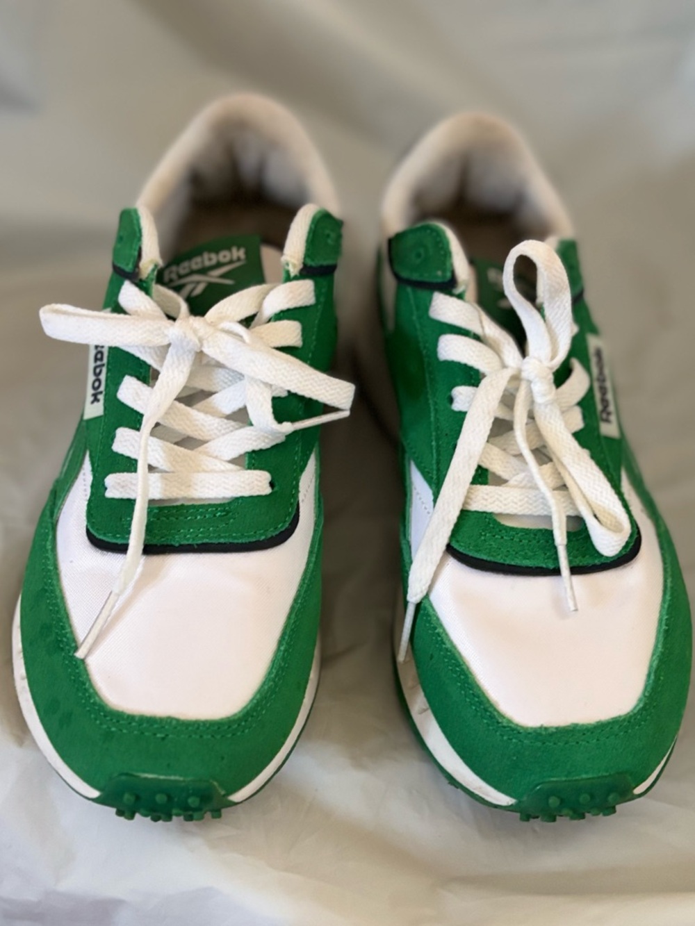 Reebok Green and White Classic Trainer Forte Sneaker - Picture 3 of 7